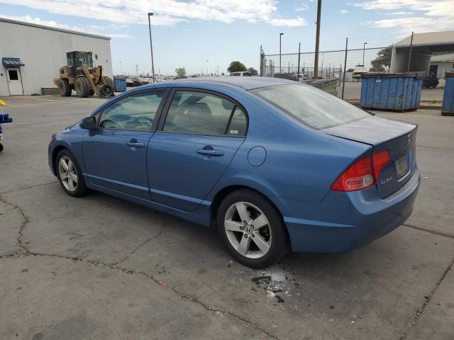 1HGFA16857L085258 - 2007 HONDA CIVIC EX BLUE photo 2