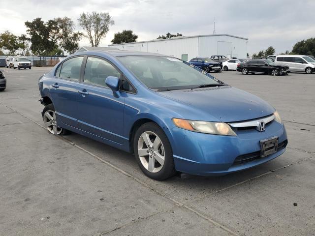 1HGFA16857L085258 - 2007 HONDA CIVIC EX BLUE photo 4