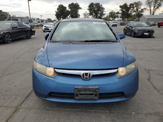 1HGFA16857L085258 - 2007 HONDA CIVIC EX BLUE photo 5