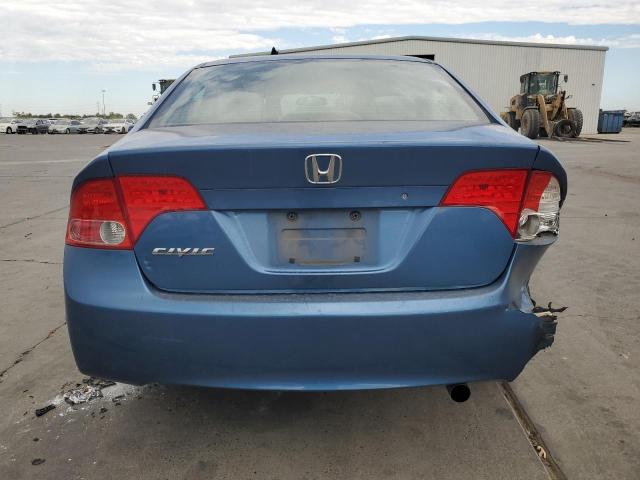 1HGFA16857L085258 - 2007 HONDA CIVIC EX BLUE photo 6