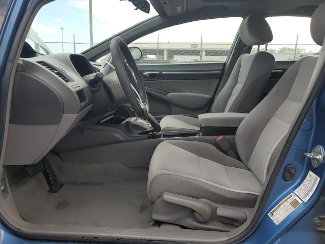 1HGFA16857L085258 - 2007 HONDA CIVIC EX BLUE photo 7