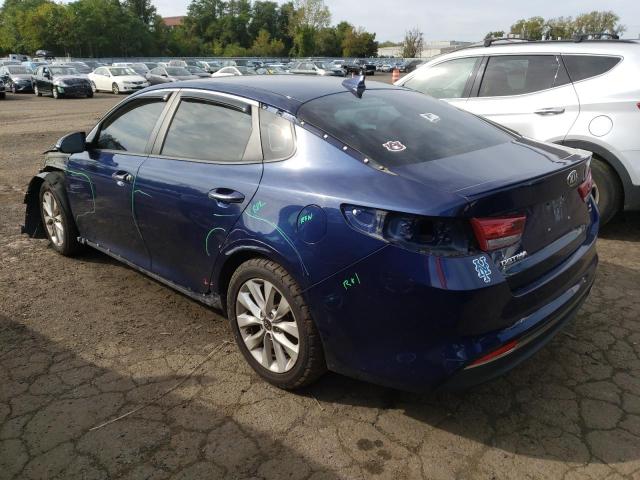 5XXGT4L33JG208277 - 2018 KIA OPTIMA LX ლურჯი ფოტო 2