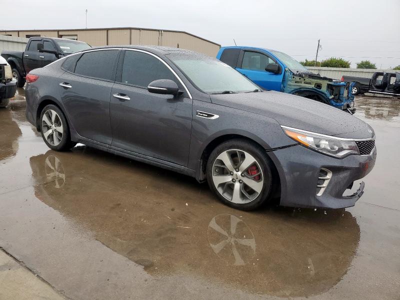 5XXGW4L21HG160822 - 2017 KIA OPTIMA SX გრაფიტი ფოტო 4