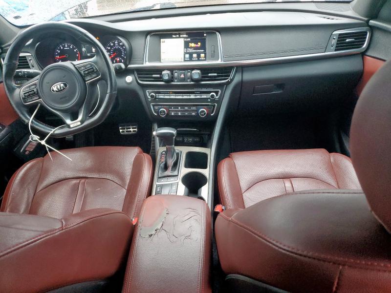 5XXGW4L21HG160822 - 2017 KIA OPTIMA SX გრაფიტი ფოტო 8