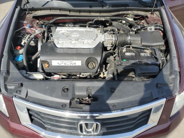 1HGCP3F87BA015598 - 2011 HONDA ACCORD EXL BURGUNDY photo 11