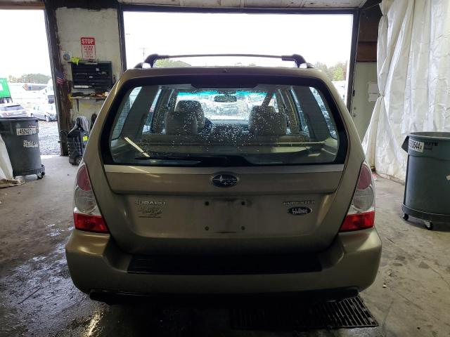 JF1SG67608H716577 - 2008 SUBARU FORESTER 2.5X LL BEAN TAN photo 6