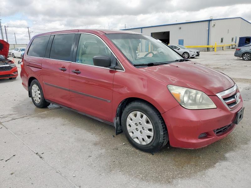 5FNRL38296B114983 - 2006 HONDA ODYSSEY LX ბურგუნდია ფოტო 4