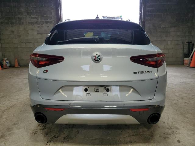 ZASPAKBN2N7D32110 - 2022 ALFA ROMEO STELVIO TI SILVER photo 6