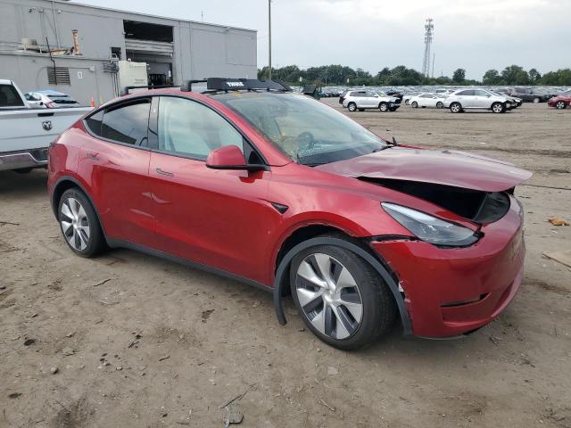 7SAYGAEE5RF993330 - 2024 TESLA MODEL Y RED photo 4
