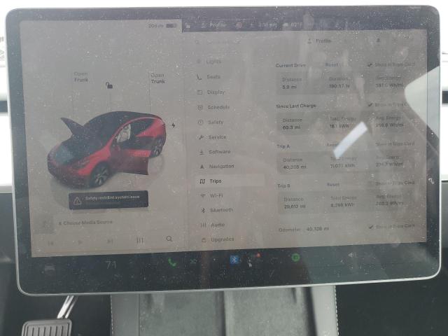 7SAYGAEE5RF993330 - 2024 TESLA MODEL Y RED photo 9