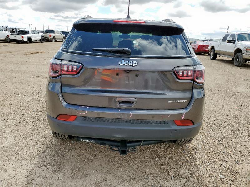 3C4NJCABXHT643443 - 2017 JEEP COMPASS SPORT فحمي صورة 6