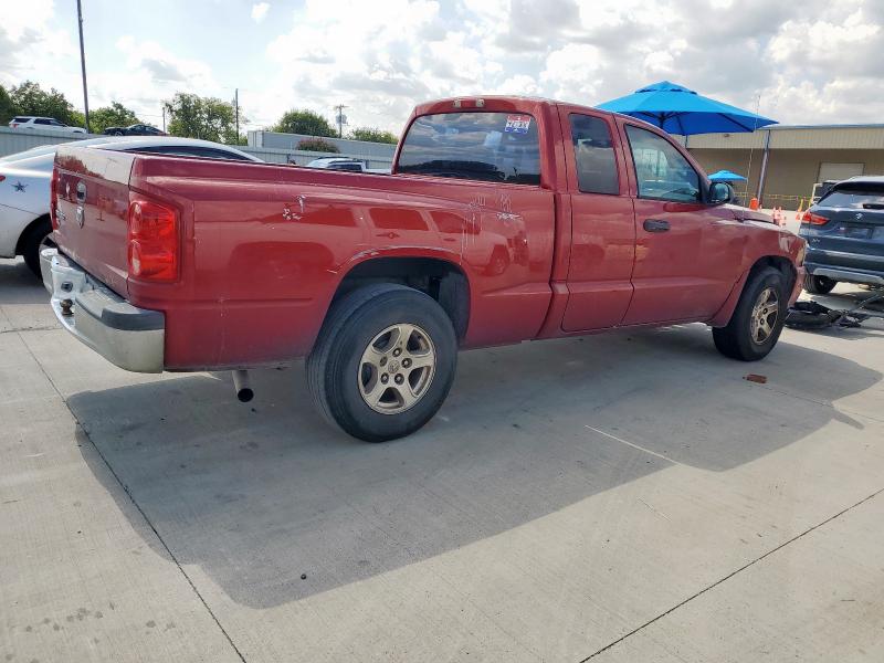 1D7HE42K16S707590 - 2006 DODGE DAKOTA SLT RED photo 3