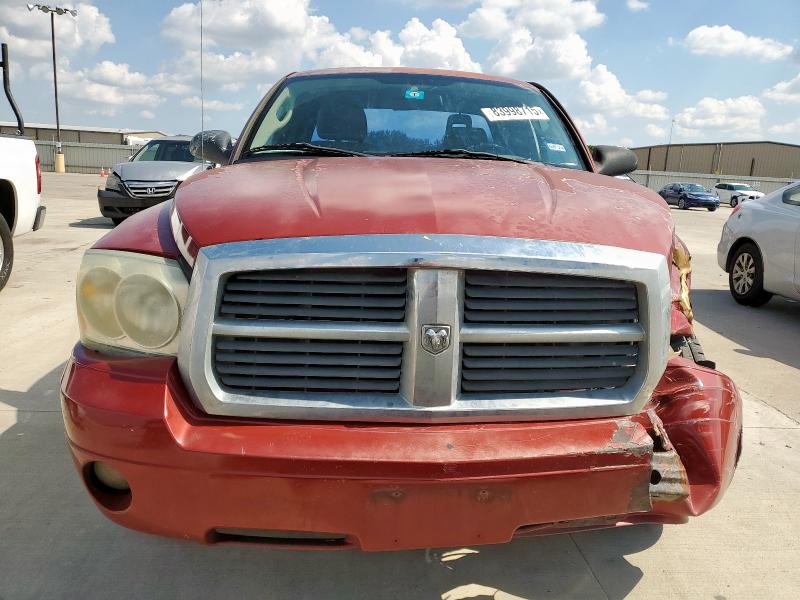 1D7HE42K16S707590 - 2006 DODGE DAKOTA SLT RED photo 5