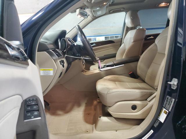 4JGDA5HB9EA272870 - 2014 MERCEDES-BENZ ML 350 4MATIC BLUE photo 7