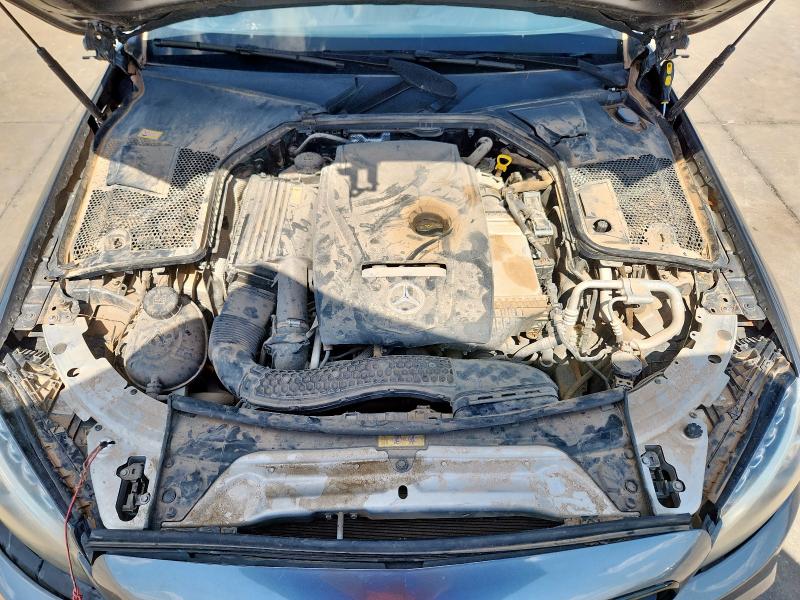 WDDWJ4JB8HF370562 - 2017 MERCEDES-BENZ C 300 GRAY photo 11