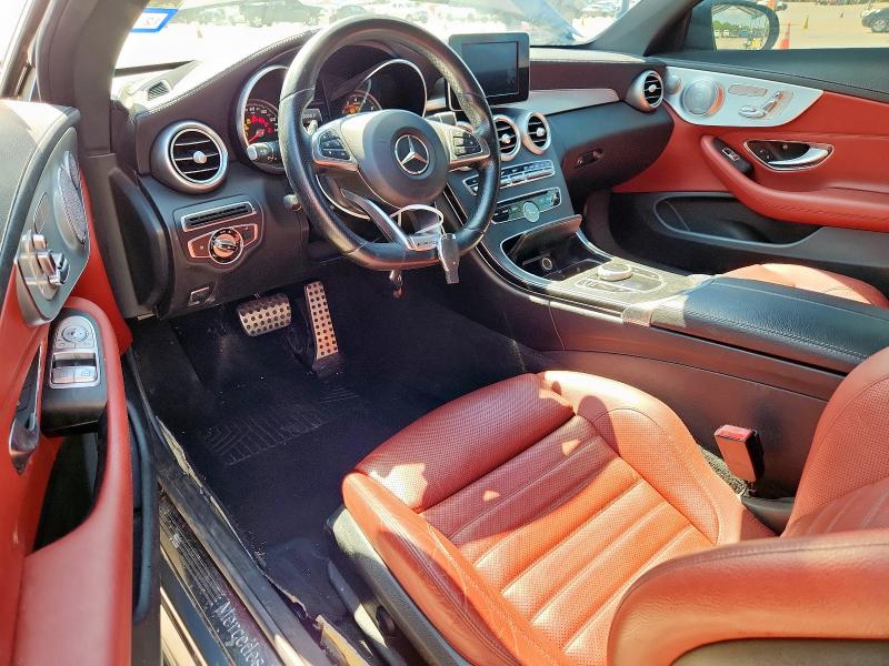 WDDWJ4JB8HF370562 - 2017 MERCEDES-BENZ C 300 GRAY photo 8