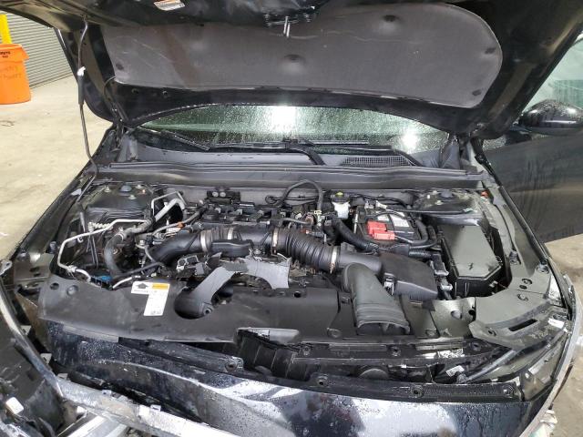 1HGCV1F17JA164198 - 2018 HONDA ACCORD LX BLACK photo 11