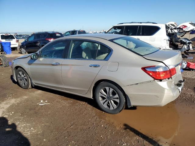 1HGCR2F35DA118921 - 2013 HONDA ACCORD LX ოქროსფერი ფოტო 2