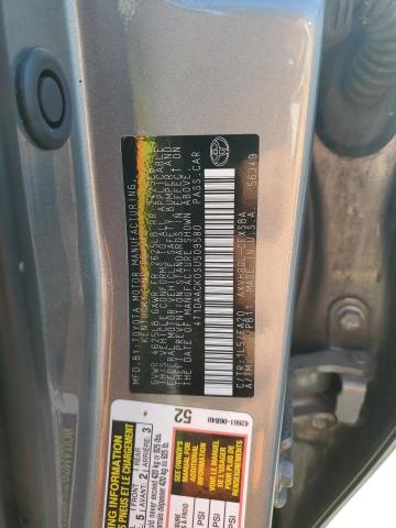 4T1DAACK0SU509580 - 2025 TOYOTA CAMRY XSE 灰色 照片 12