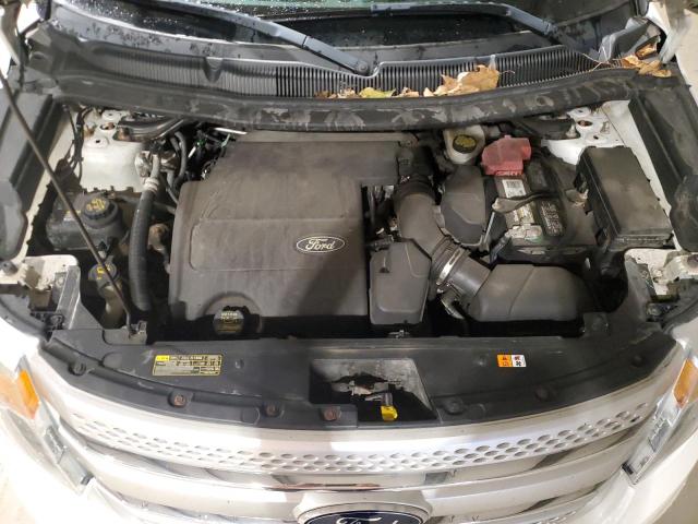 1FMHK8D82BGA03208 - 2011 FORD EXPLORER XLT WHITE photo 12