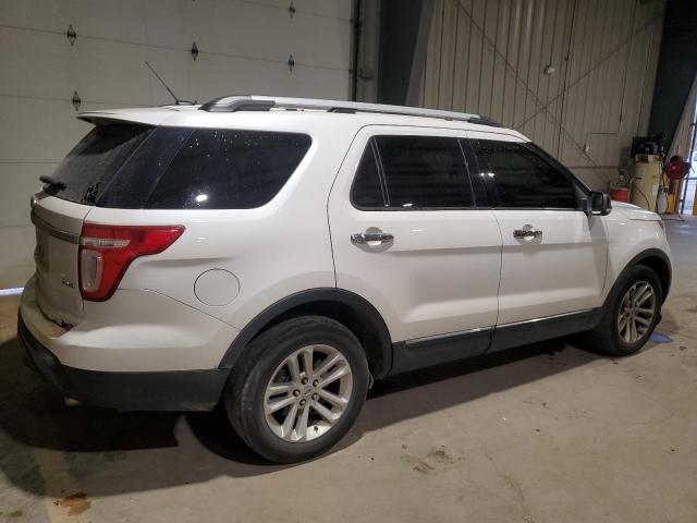 1FMHK8D82BGA03208 - 2011 FORD EXPLORER XLT WHITE photo 3