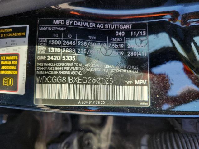 WDCGG8JBXEG262125 - 2014 MERCEDES-BENZ GLK 350 4MATIC BLACK photo 19