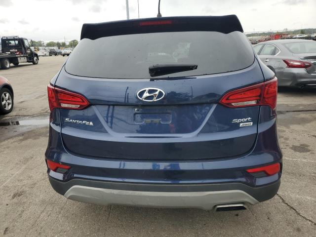 5XYZTDLB8JG552408 - 2018 HYUNDAI SANTA FE S 蓝色 照片 6
