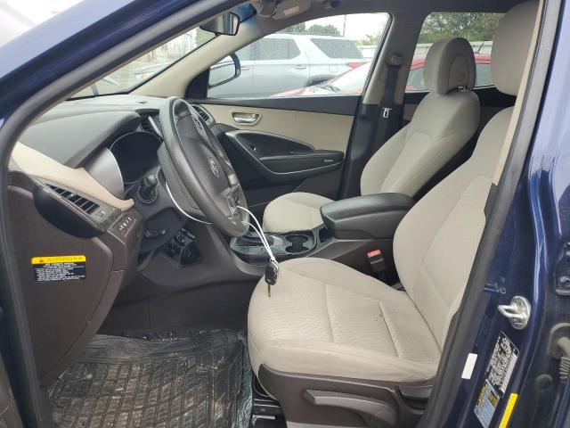 5XYZTDLB8JG552408 - 2018 HYUNDAI SANTA FE S 蓝色 照片 7