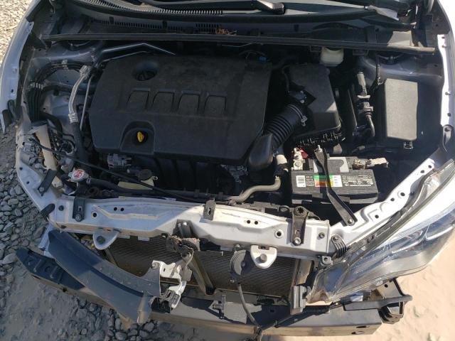 2T1BURHE4KC164877 - 2019 TOYOTA COROLLA L SILVER photo 11