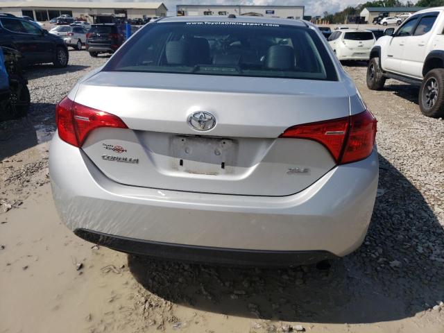 2T1BURHE4KC164877 - 2019 TOYOTA COROLLA L SILVER photo 6