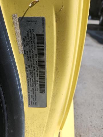 3VWPG3AG4AM001901 - 2010 VOLKSWAGEN NEW BEETLE YELLOW photo 12