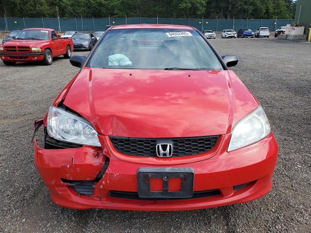 1HGEM21174L062532 - 2004 HONDA CIVIC DX VP Czerwony zdjęcie 5