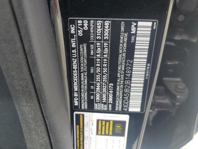 4JGDA5JB2JB148972 - 2018 MERCEDES-BENZ GLE 350 Черный фото 13