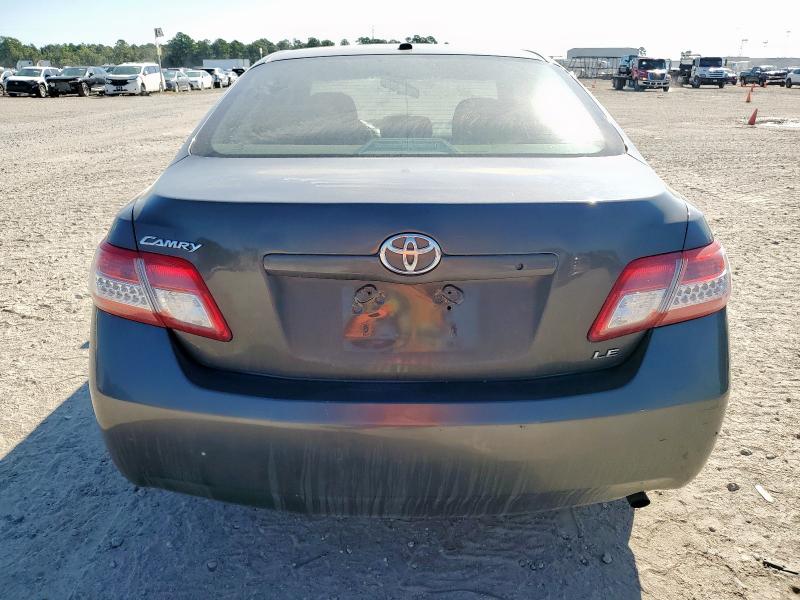 4T4BF3EK0BR210954 - 2011 TOYOTA CAMRY BASE GRAY photo 6