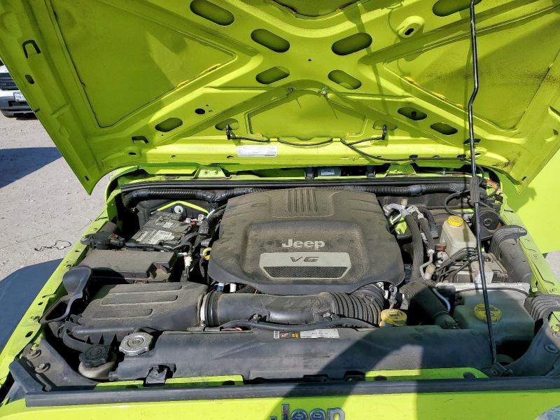 1C4HJWDG5GL272661 - 2016 JEEP WRANGLER U SPORT Yeşil fotoğraf 12