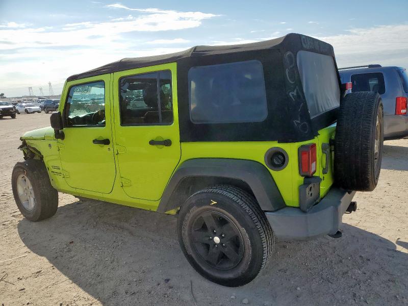 1C4HJWDG5GL272661 - 2016 JEEP WRANGLER U SPORT Yeşil fotoğraf 2