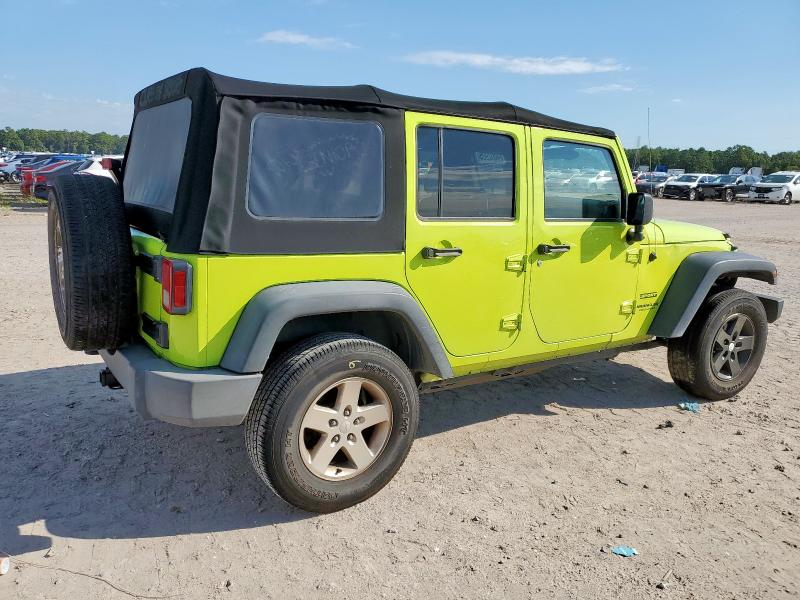 1C4HJWDG5GL272661 - 2016 JEEP WRANGLER U SPORT Yeşil fotoğraf 3