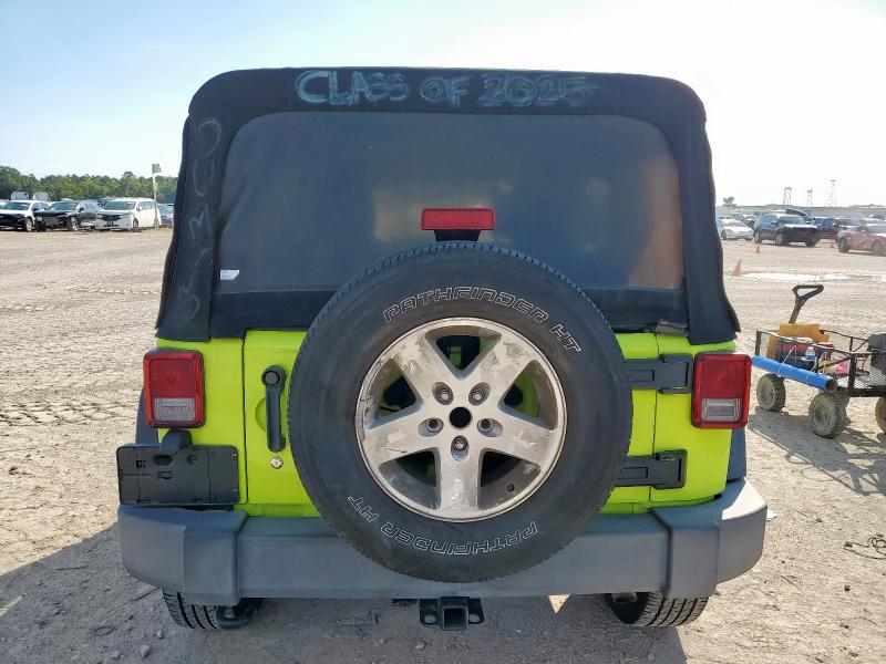 1C4HJWDG5GL272661 - 2016 JEEP WRANGLER U SPORT Yeşil fotoğraf 6