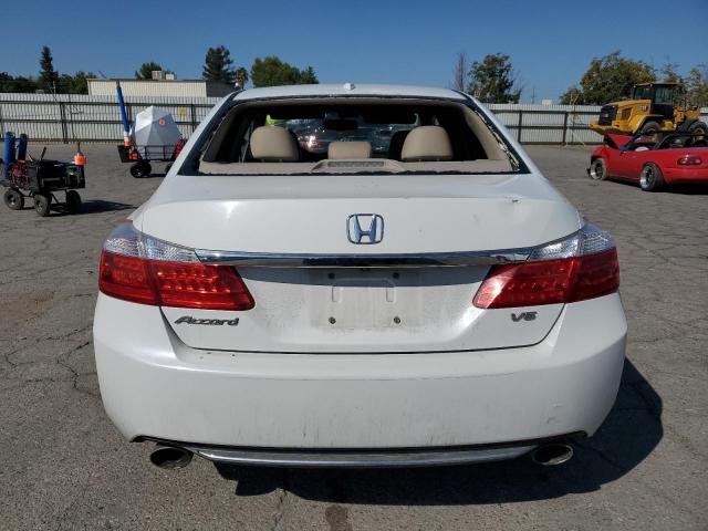 1HGCR3F80EA042169 - 2014 HONDA ACCORD EXL أبيض صورة 6