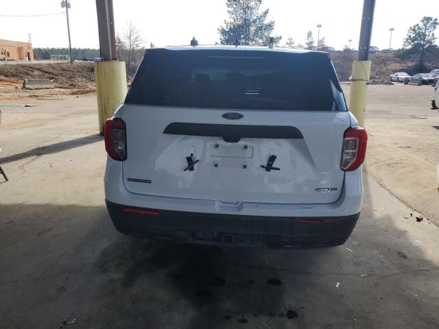 1FM5K8AB0LGC64065 - 2020 FORD EXPLORER POLICE INTERCEPTOR თეთრი ფოტო 6