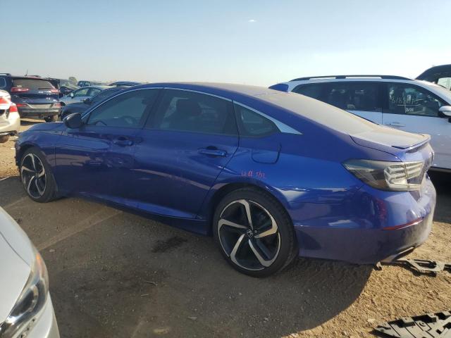1HGCV1F37JA268644 - 2018 HONDA ACCORD SPORT BLUE photo 2