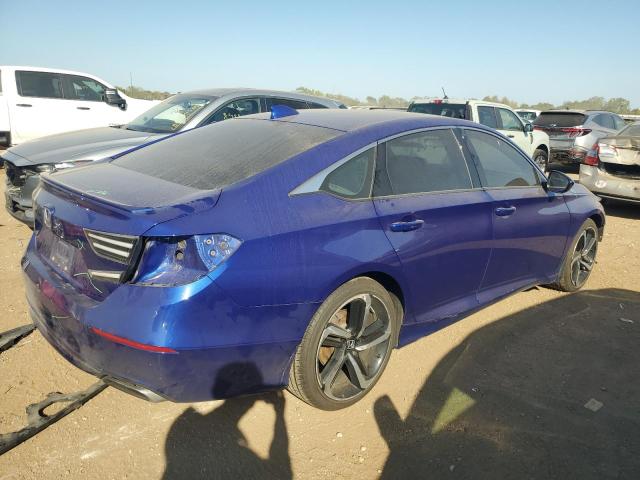 1HGCV1F37JA268644 - 2018 HONDA ACCORD SPORT BLUE photo 3