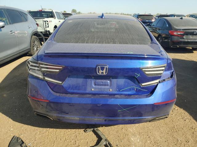 1HGCV1F37JA268644 - 2018 HONDA ACCORD SPORT BLUE photo 6