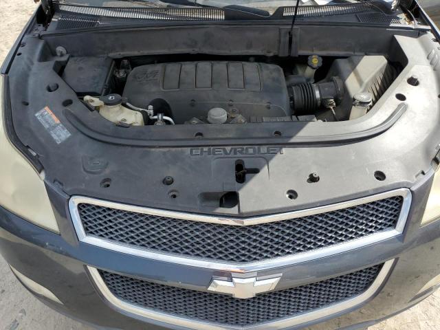 1GNKRGED6BJ283978 - 2011 CHEVROLET TRAVERSE LT GRAY photo 11