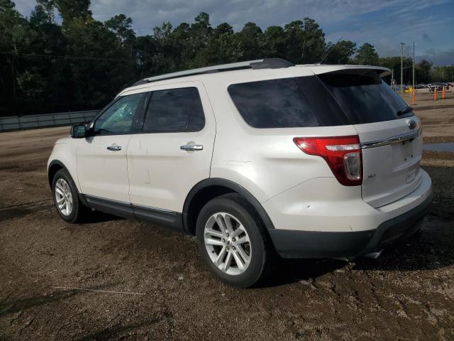 1FM5K7D89FGB71298 - 2015 FORD EXPLORER XLT WHITE photo 2