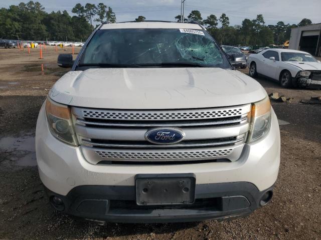 1FM5K7D89FGB71298 - 2015 FORD EXPLORER XLT WHITE photo 5