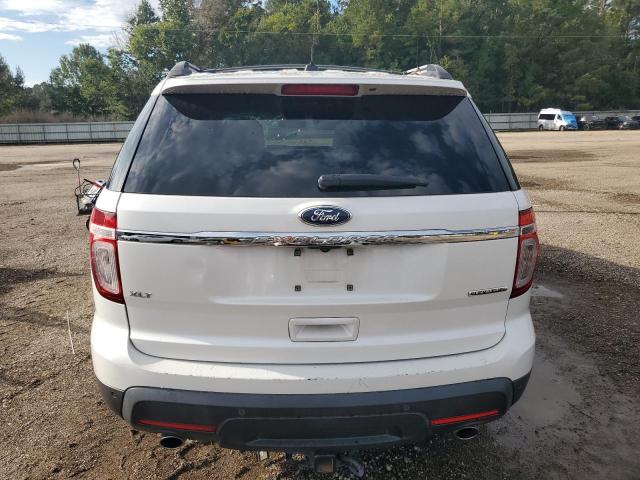1FM5K7D89FGB71298 - 2015 FORD EXPLORER XLT WHITE photo 6