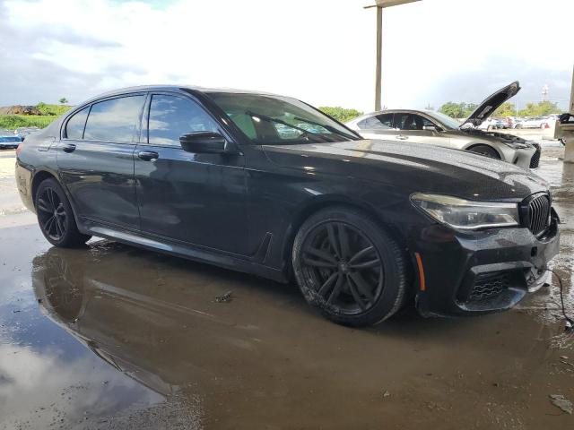 WBA7F0C56JGM22820 - 2018 BMW 750 I أسود صورة 4