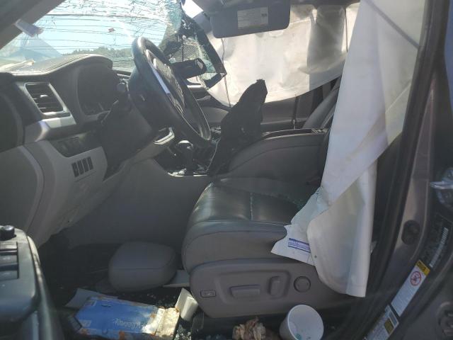 5TDJZRFH3KS708447 - 2019 TOYOTA HIGHLANDER SE BLUE photo 7