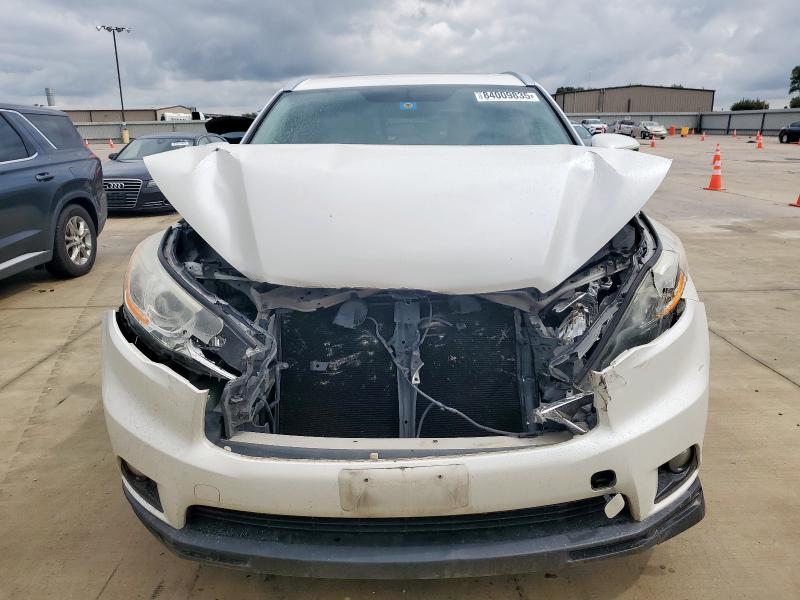 5TDKKRFH4ES021667 - 2014 TOYOTA HIGHLANDER XLE WHITE photo 5